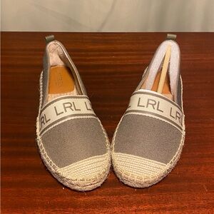Lauren Ralph Lauren Caylee Canvas Espadrilles Women’s size 5.5